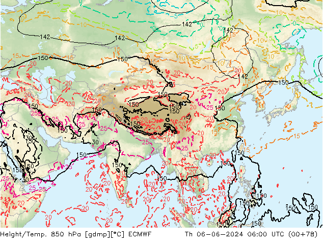 Z500/Regen(+SLP)/Z850 ECMWF do 06.06.2024 06 UTC