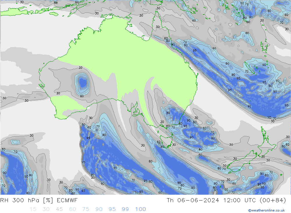 300 hPa Nispi Nem ECMWF Per 06.06.2024 12 UTC