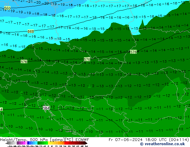 Z500/Regen(+SLP)/Z850 ECMWF vr 07.06.2024 18 UTC