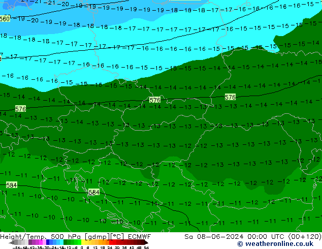 Z500/Rain (+SLP)/Z850 ECMWF ��� 08.06.2024 00 UTC