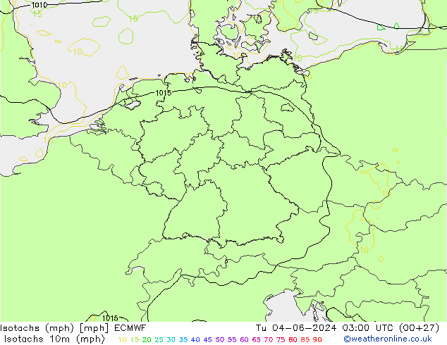 Isotachen (mph) ECMWF di 04.06.2024 03 UTC