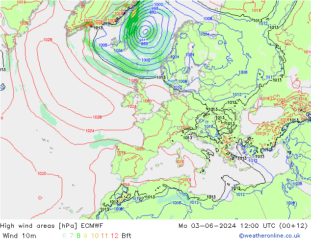 Sturmfelder ECMWF Mo 03.06.2024 12 UTC