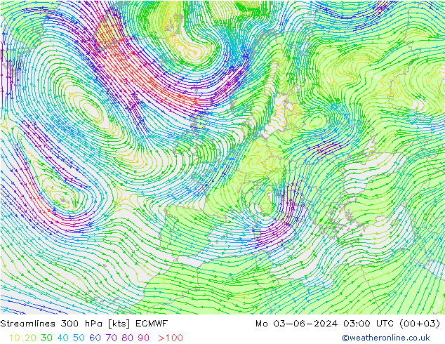  300 hPa ECMWF  03.06.2024 03 UTC