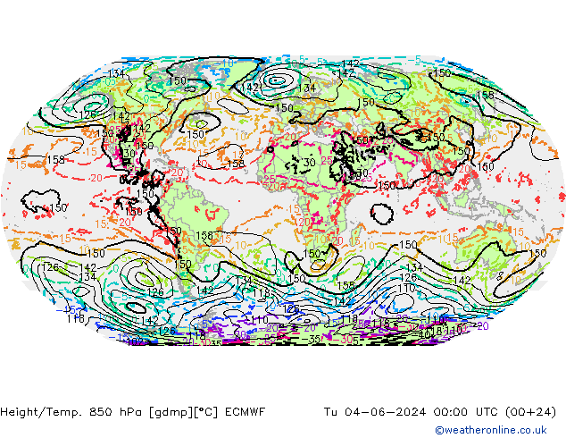 Z500/Rain (+SLP)/Z850 ECMWF  04.06.2024 00 UTC