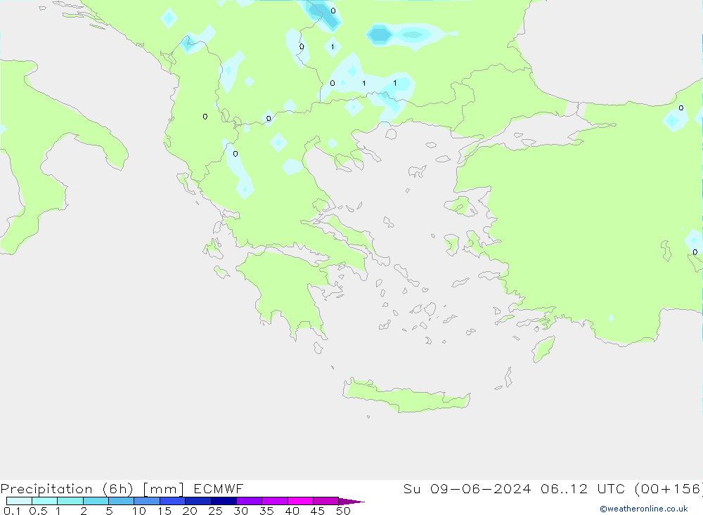 Z500/Rain (+SLP)/Z850 ECMWF Su 09.06.2024 12 UTC