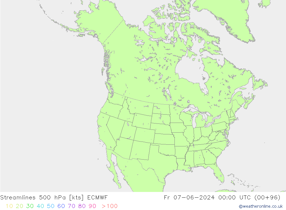  500 hPa ECMWF  07.06.2024 00 UTC