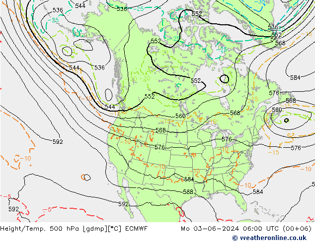 Z500/Regen(+SLP)/Z850 ECMWF ma 03.06.2024 06 UTC