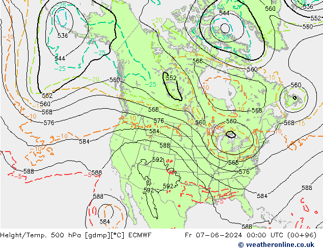 Z500/Rain (+SLP)/Z850 ECMWF pt. 07.06.2024 00 UTC