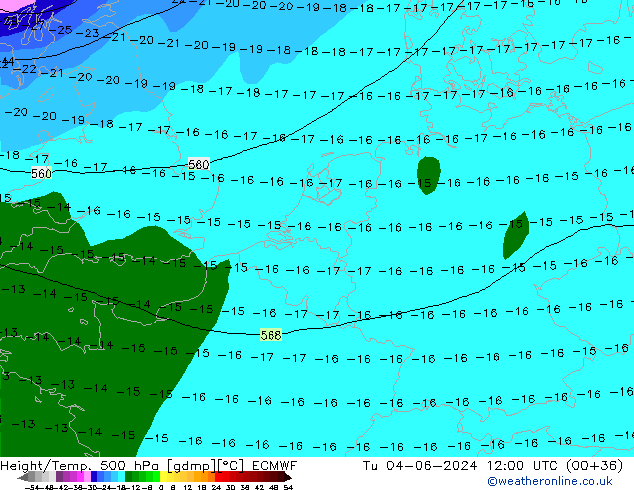 Z500/Rain (+SLP)/Z850 ECMWF Ter 04.06.2024 12 UTC