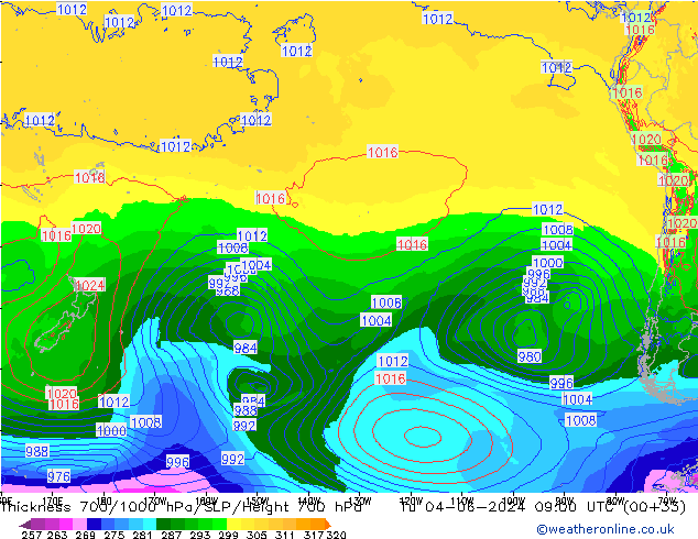 Thck 700-1000 hPa ECMWF  04.06.2024 09 UTC