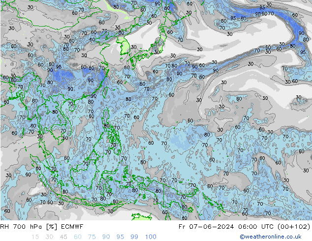 RV 700 hPa ECMWF vr 07.06.2024 06 UTC