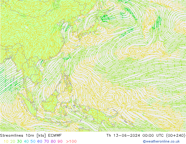  10m ECMWF  13.06.2024 00 UTC