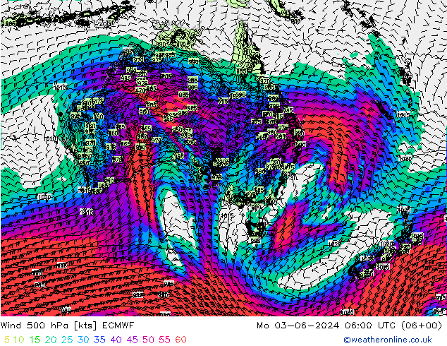 Wind 500 hPa ECMWF ma 03.06.2024 06 UTC