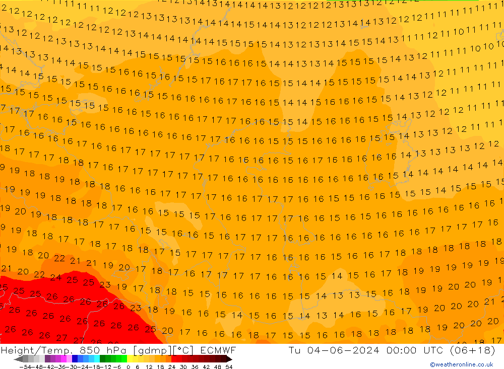 Z500/Rain (+SLP)/Z850 ECMWF Ter 04.06.2024 00 UTC