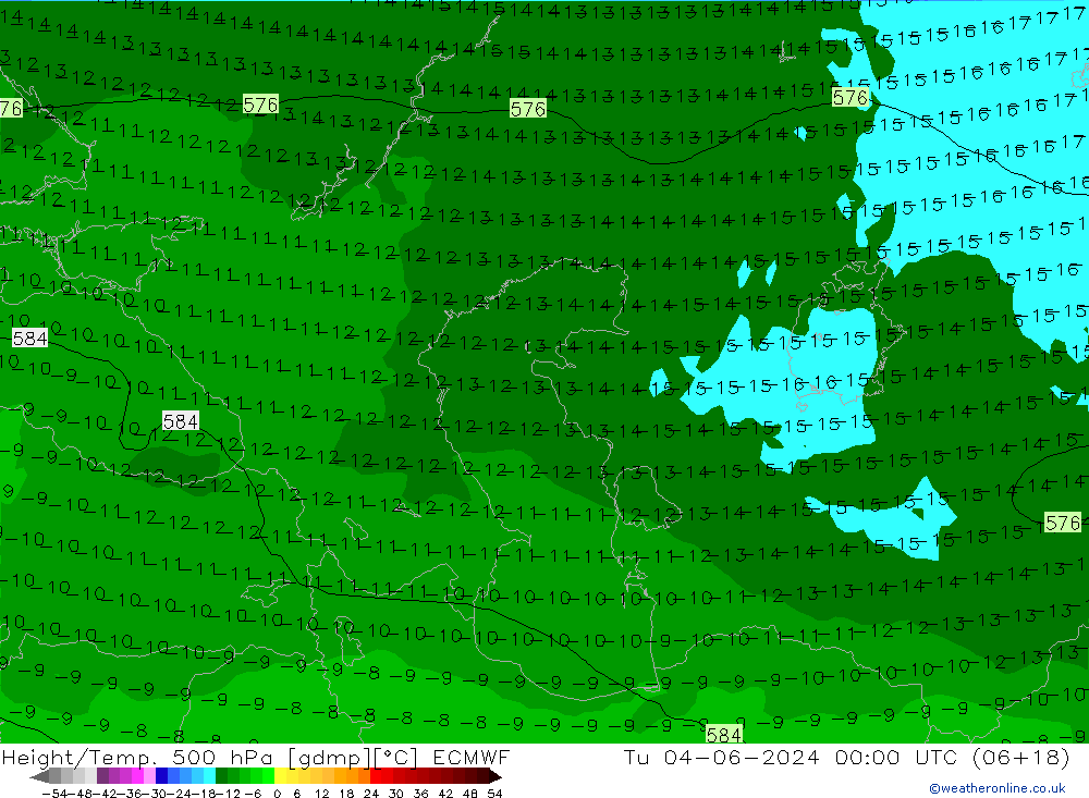 Z500/Rain (+SLP)/Z850 ECMWF Ter 04.06.2024 00 UTC