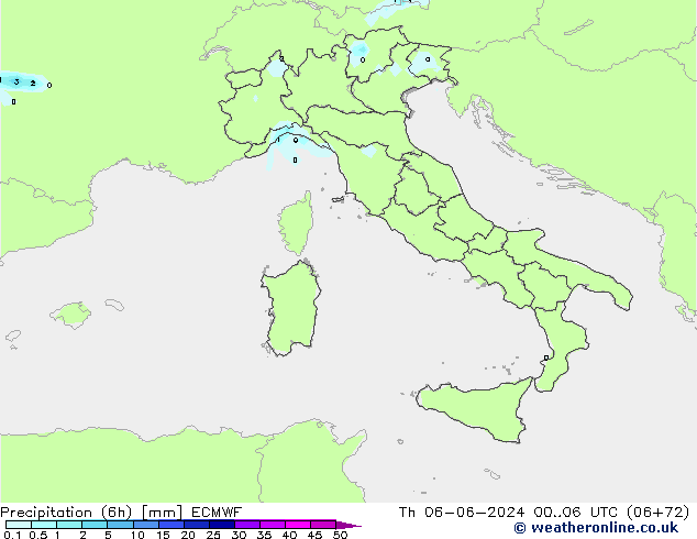 Z500/Rain (+SLP)/Z850 ECMWF  06.06.2024 06 UTC