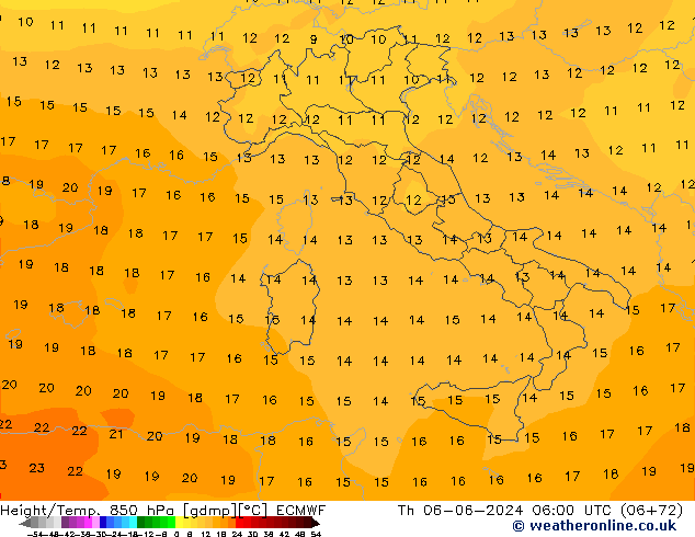 Z500/Rain (+SLP)/Z850 ECMWF  06.06.2024 06 UTC