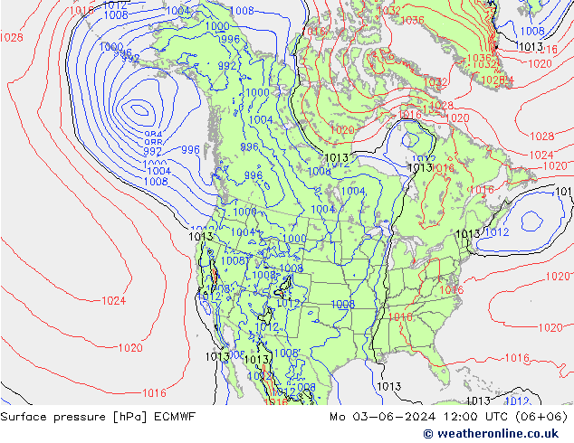 pression de l'air ECMWF lun 03.06.2024 12 UTC