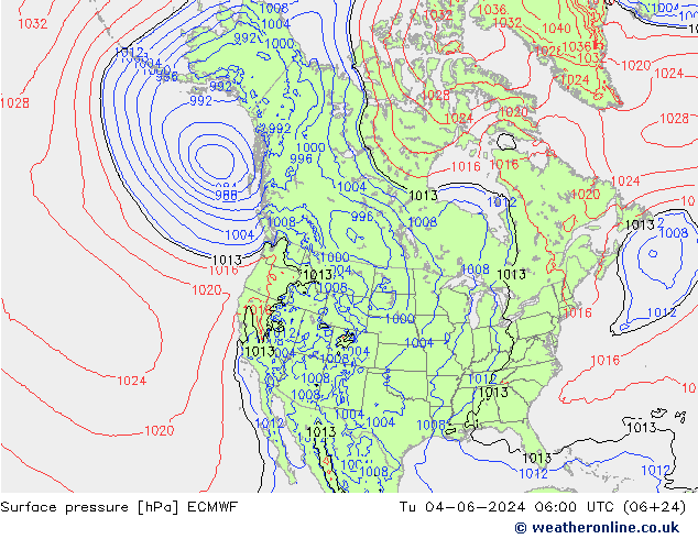 pression de l'air ECMWF mar 04.06.2024 06 UTC