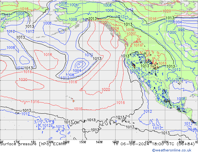 pression de l'air ECMWF jeu 06.06.2024 18 UTC