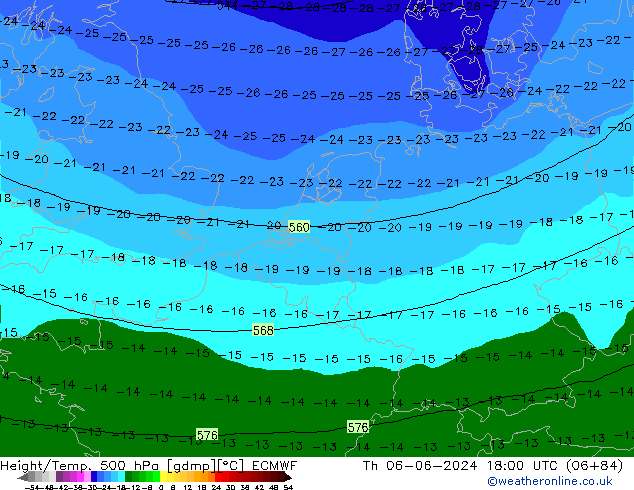 Z500/Regen(+SLP)/Z850 ECMWF do 06.06.2024 18 UTC