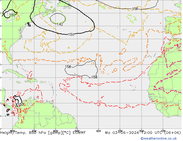 Z500/Regen(+SLP)/Z850 ECMWF ma 03.06.2024 12 UTC