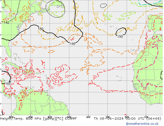 Z500/Rain (+SLP)/Z850 ECMWF Th 06.06.2024 00 UTC