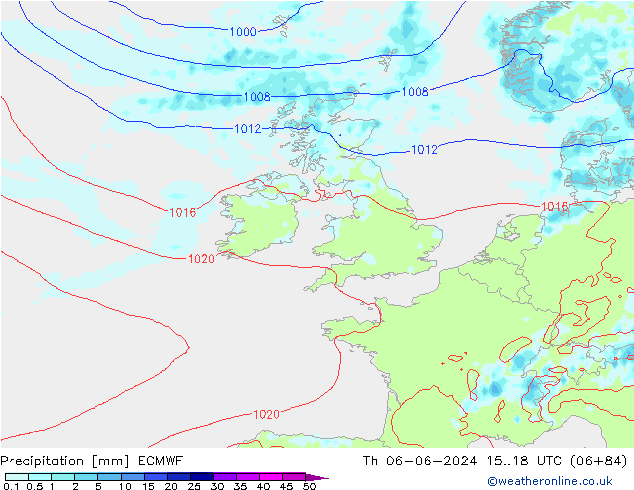 opad ECMWF czw. 06.06.2024 18 UTC