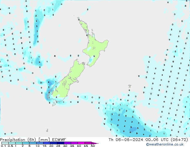 Z500/Rain (+SLP)/Z850 ECMWF jeu 06.06.2024 06 UTC