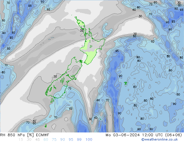 850 hPa Nispi Nem ECMWF Pzt 03.06.2024 12 UTC