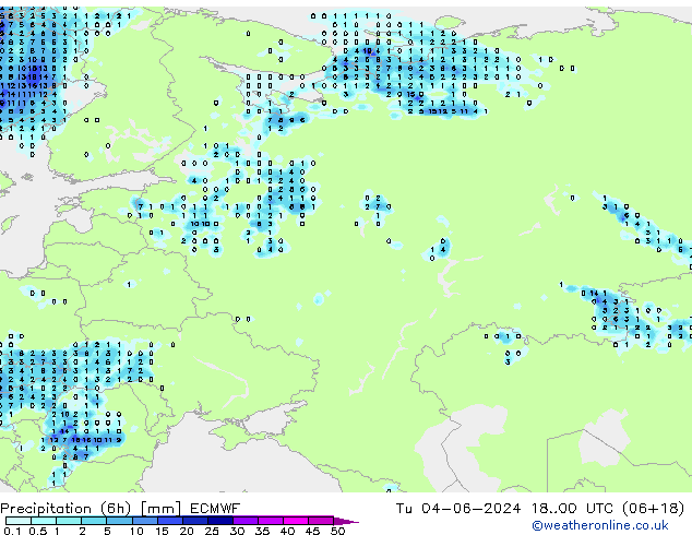 Z500/Rain (+SLP)/Z850 ECMWF Ter 04.06.2024 00 UTC