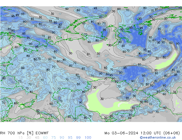 RV 700 hPa ECMWF ma 03.06.2024 12 UTC