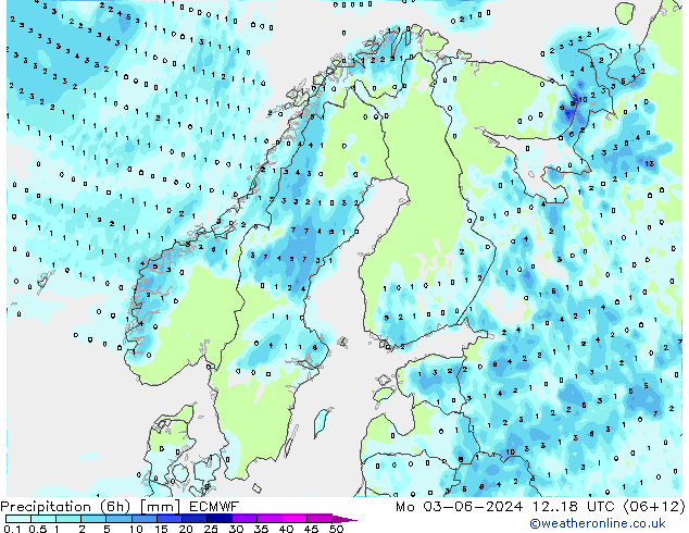 Z500/Rain (+SLP)/Z850 ECMWF Seg 03.06.2024 18 UTC