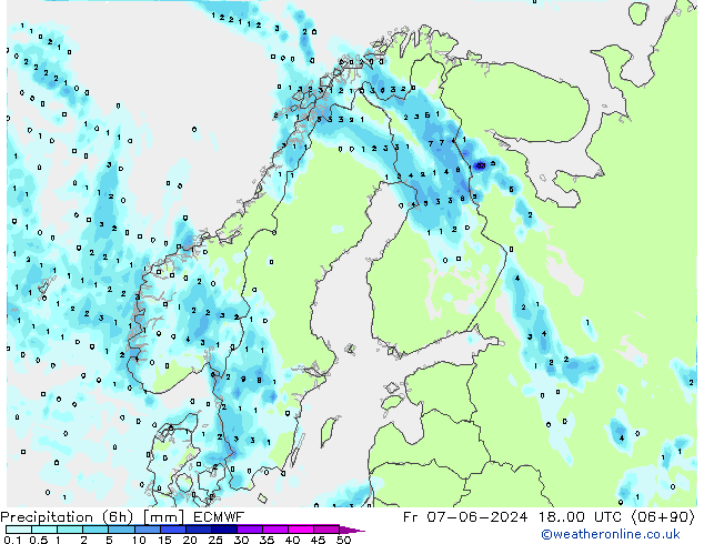 Z500/Rain (+SLP)/Z850 ECMWF pt. 07.06.2024 00 UTC