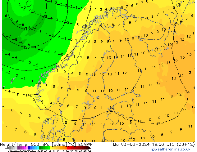 Z500/Rain (+SLP)/Z850 ECMWF Seg 03.06.2024 18 UTC