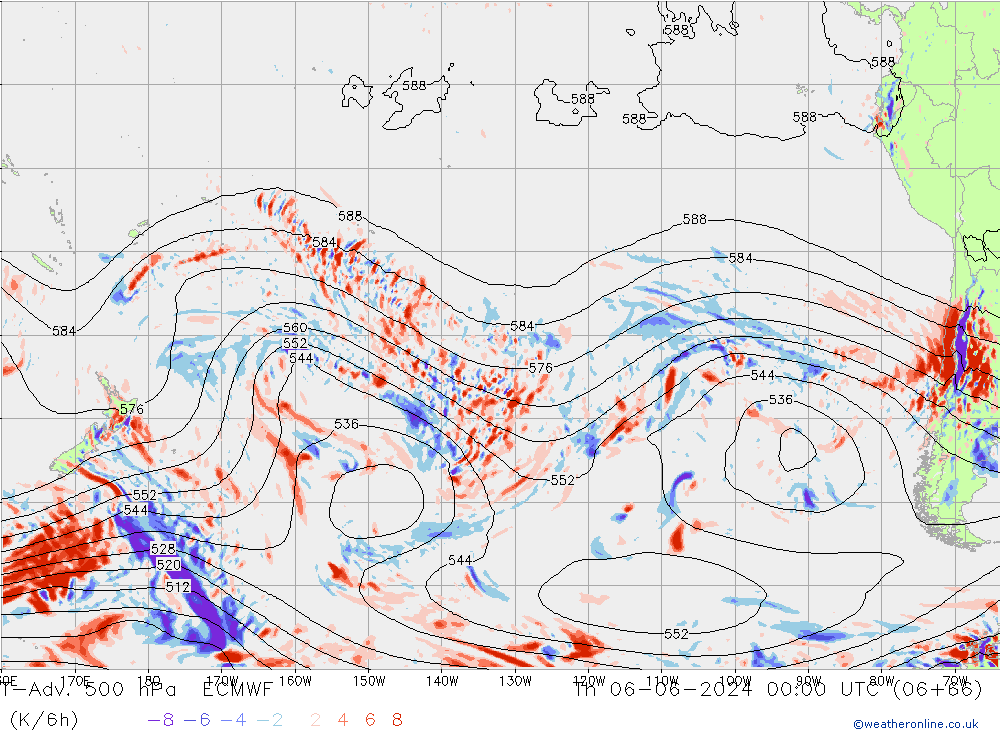 T-Adv. 500 hPa ECMWF Do 06.06.2024 00 UTC