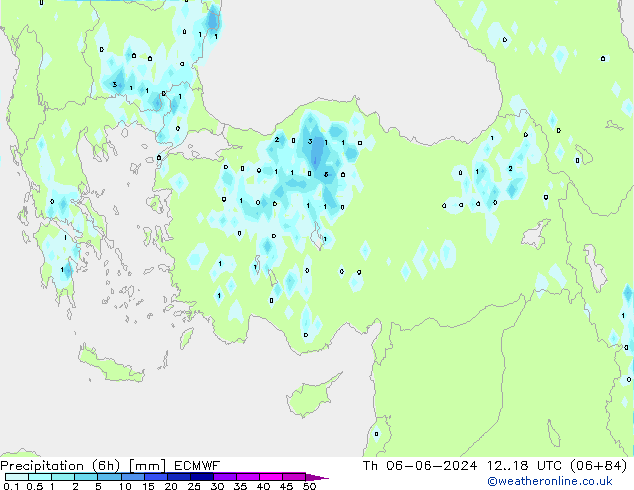 Z500/Rain (+SLP)/Z850 ECMWF Th 06.06.2024 18 UTC