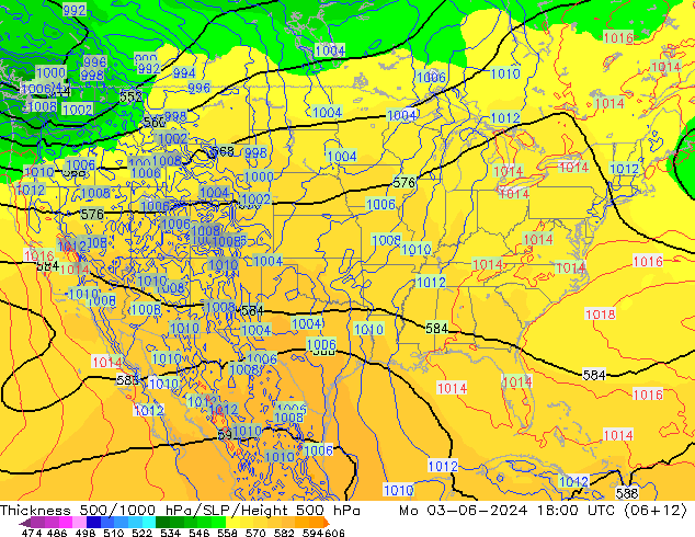 Thck 500-1000hPa ECMWF Mo 03.06.2024 18 UTC