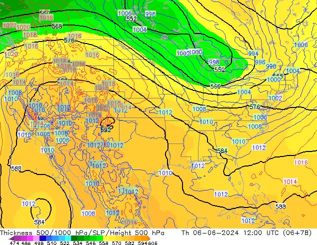 Thck 500-1000hPa ECMWF Th 06.06.2024 12 UTC