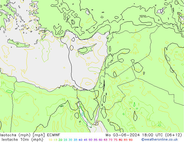 Isotachen (mph) ECMWF ma 03.06.2024 18 UTC