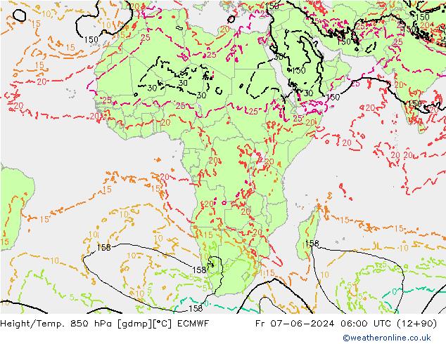 Z500/Rain (+SLP)/Z850 ECMWF pt. 07.06.2024 06 UTC