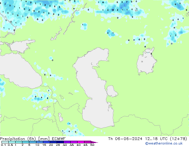 Z500/Rain (+SLP)/Z850 ECMWF Th 06.06.2024 18 UTC