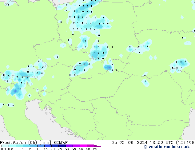 Z500/Rain (+SLP)/Z850 ECMWF sáb 08.06.2024 00 UTC