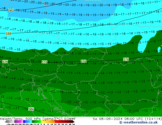 Z500/Rain (+SLP)/Z850 ECMWF Sáb 08.06.2024 06 UTC