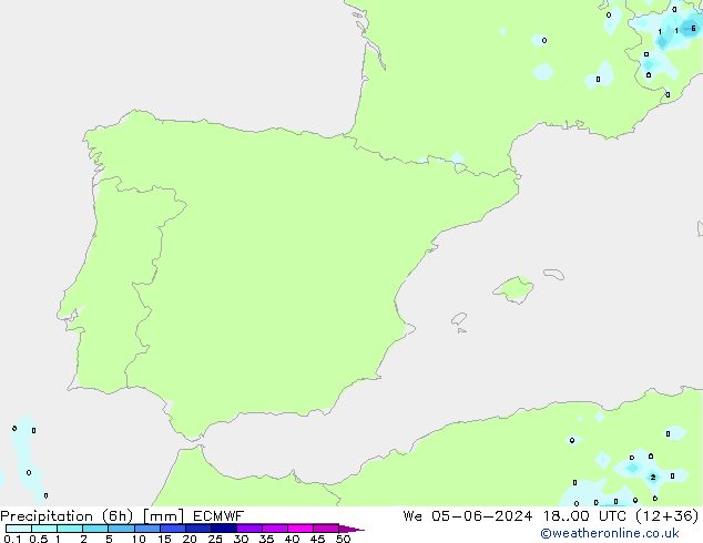 Z500/Rain (+SLP)/Z850 ECMWF We 05.06.2024 00 UTC