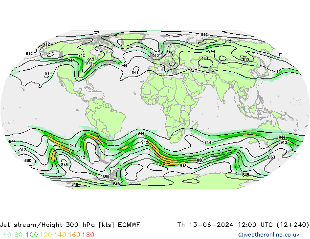 Polarjet ECMWF Do 13.06.2024 12 UTC