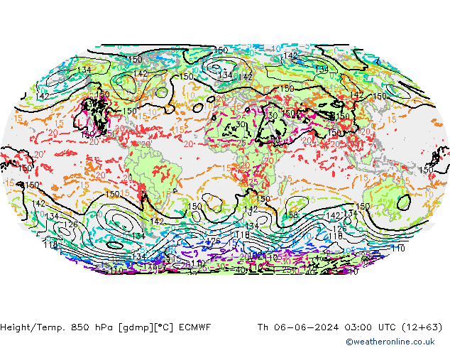 Height/Temp. 850 hPa ECMWF Th 06.06.2024 03 UTC