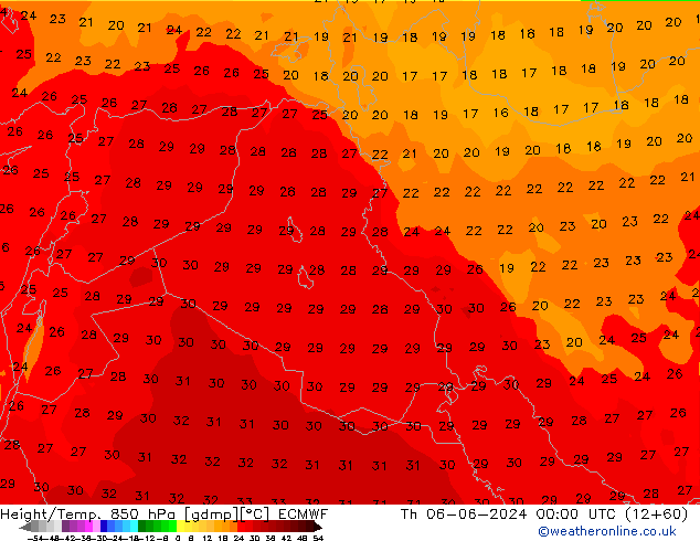 Z500/Rain (+SLP)/Z850 ECMWF  06.06.2024 00 UTC