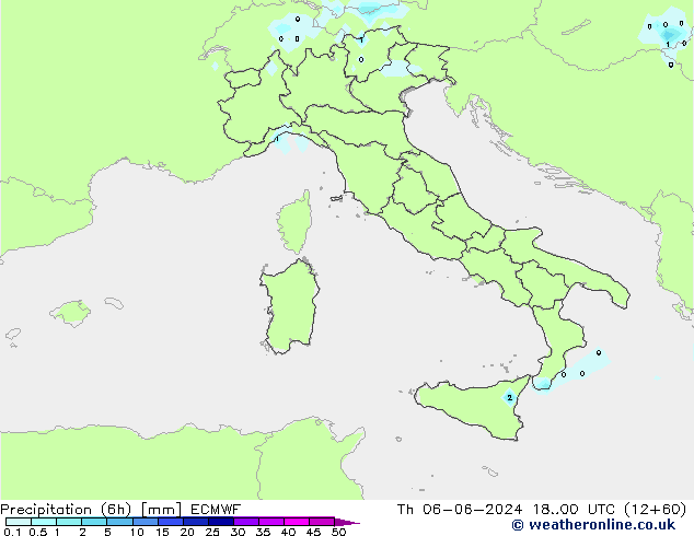 Z500/Rain (+SLP)/Z850 ECMWF Th 06.06.2024 00 UTC