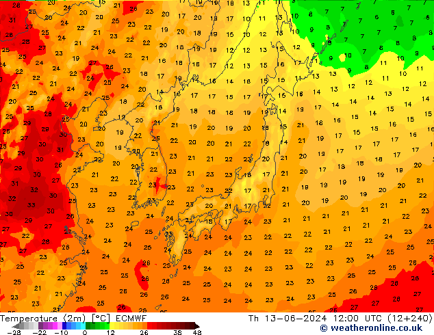     ECMWF  13.06.2024 12 UTC